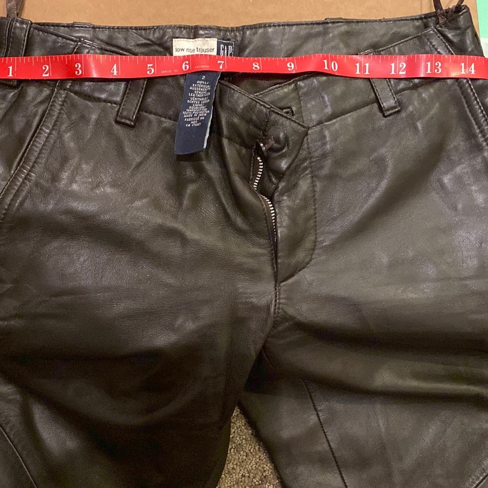 Gap Leather Pants - Vintage